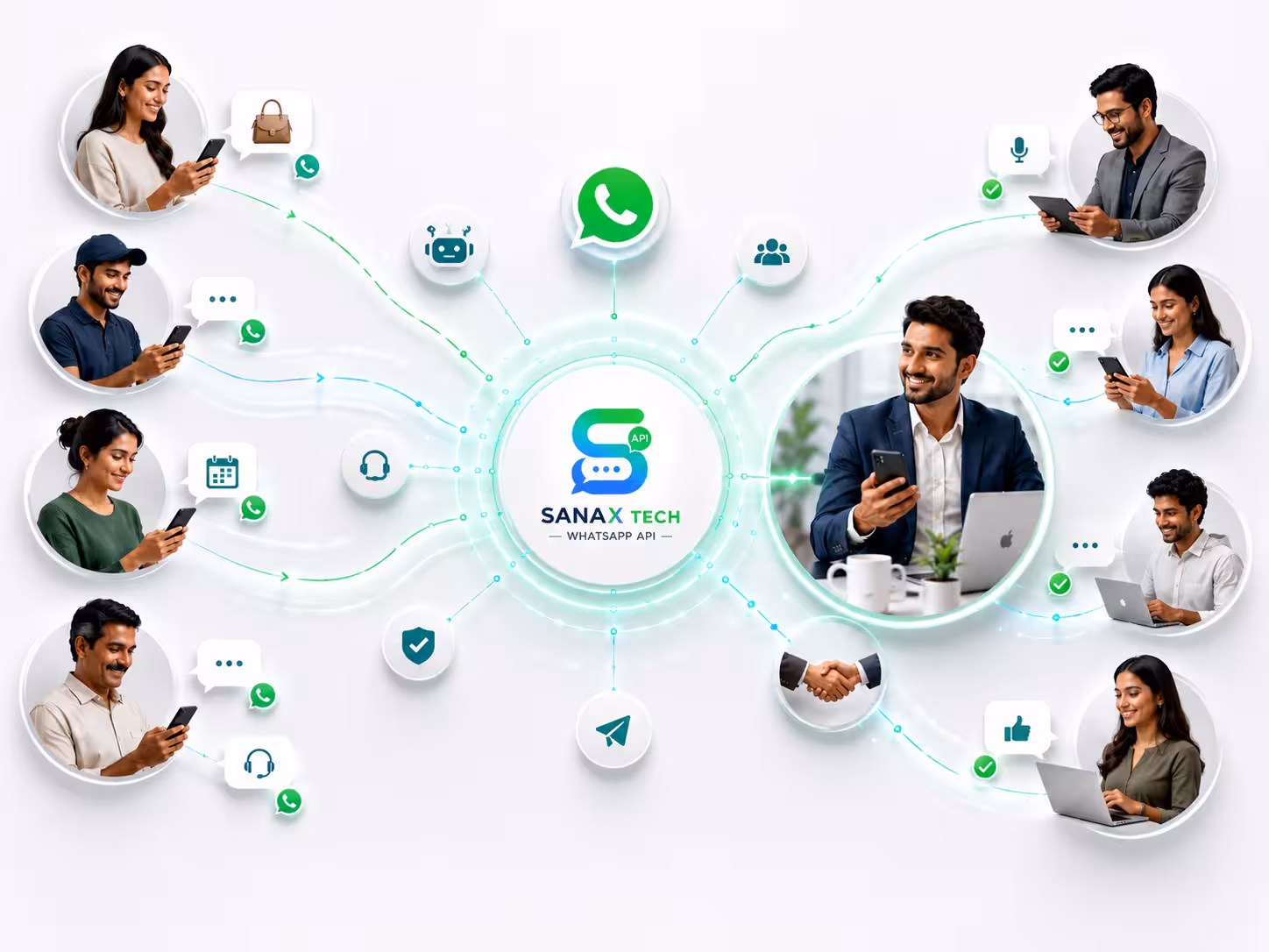 SanaxTech Features Dashboard